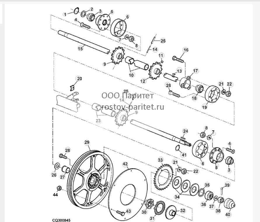 UPPER SHAFT AND TRANSMISSION 